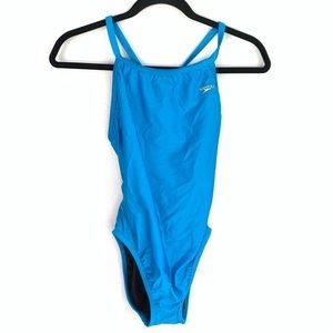 Speedo | Reversible Blue Black Swimsuit